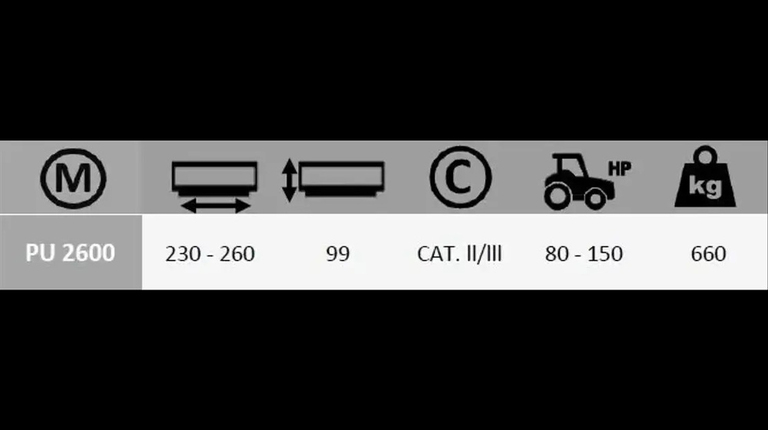 Boxer PU 2600 Sneeuwschuif
