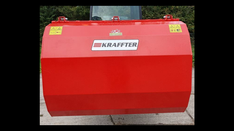 Kraffter Klepelmaaier met opvangbak 120 cm