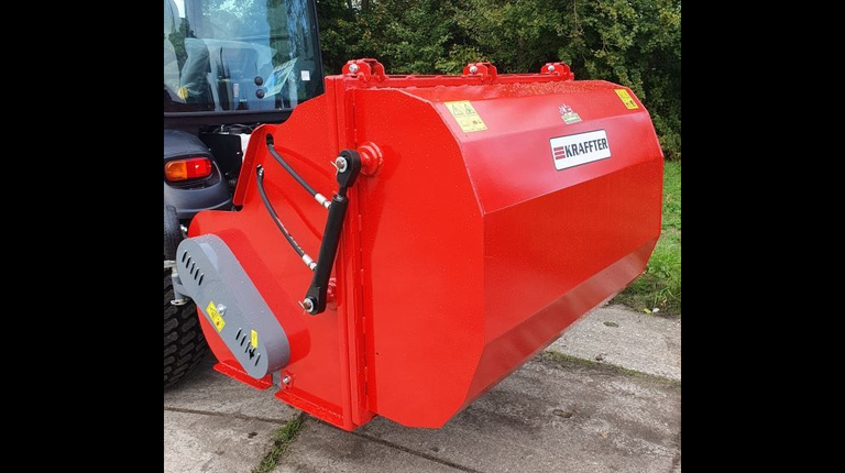 Kraffter Klepelmaaier met opvangbak 120 cm