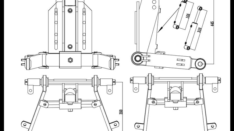 Kraffter Fronthef 600kg Cat.1
