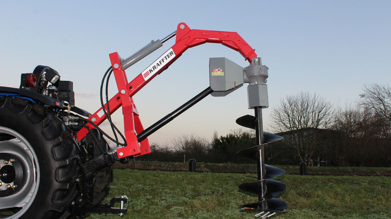 Kraffter Grondboor frame Hydraulisch